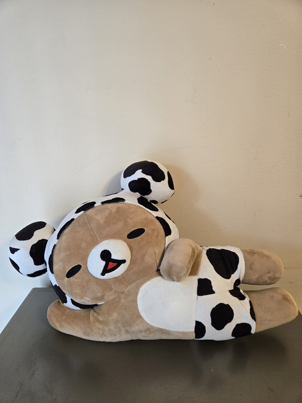 Official San-X Rilakkuma Sleeping Cow Outfit 18" Plush Toy
